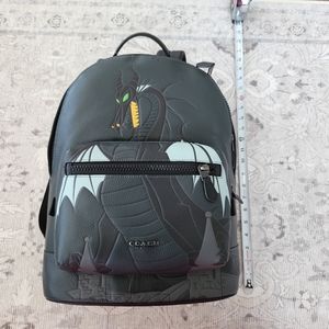 NWT Coach leather backpack Disney villians collection